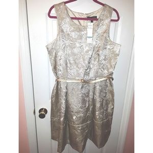 Champagne-color Karin Stevins party dress - 16